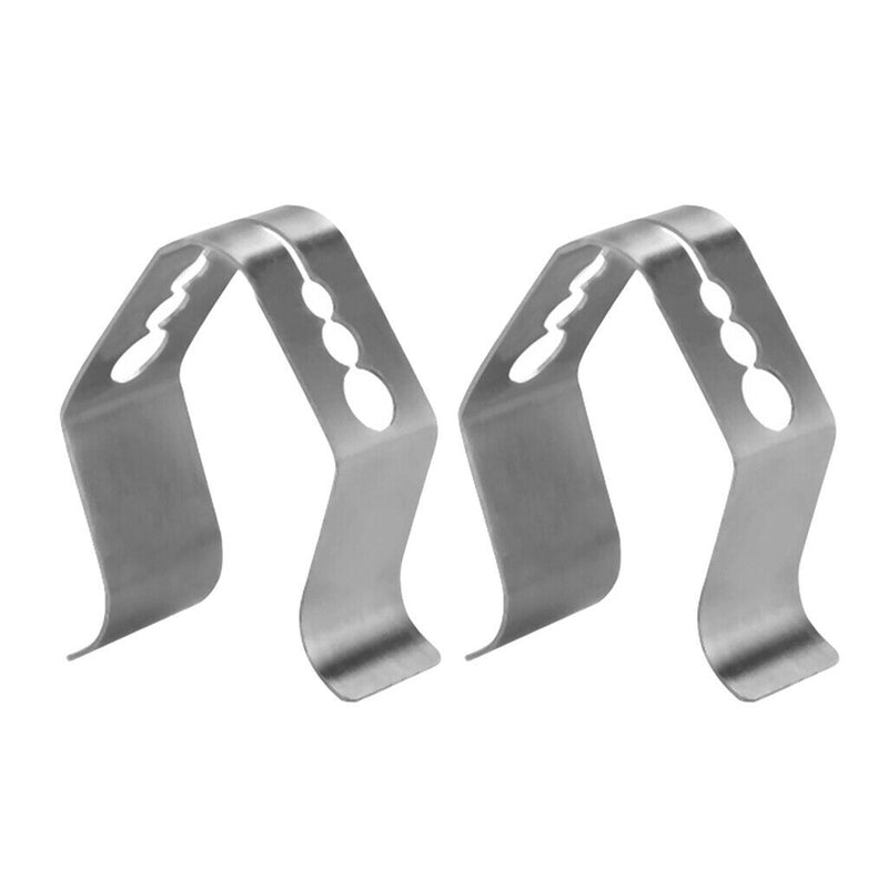 2x Universal Meat Thermometer Probe Clip - BBQ, Grill, and Oven Ambient Temp