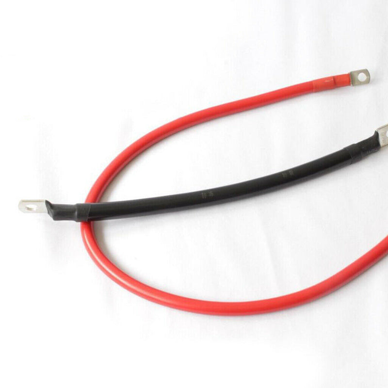 2Set Copper Negative Battery Ground Cables Terminal Kit 5 Gauge 100A Ground