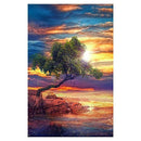 Tree DIY Full Drill Round Diamond Painting Embroidery Mosaic Cross Stitch