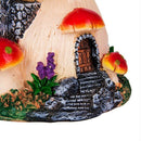 Ankoow Red Mushroom House Mini Landscape House Fairy Garden Decoration Resi E2B1