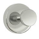 1pc Stainless Steel Single Coat Hook Round Base Cloth Hanger Bathroom Tools