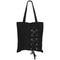 New Women's Casual Lace-up Canvas Tote Bag Female Canvas Shoulder Bags cros B6W1