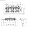 Tremolo Bridge For ST SQ Guitar 6 String Electric Guitar Parts