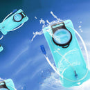 2L Big Mouth Water Bladder Bag Blue Hydration Camping Sport Bicycle Bike UYFG