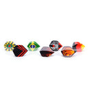 24Pcs Professional Popular Pattern Nice Darts Tail Flights Wing Mixed Style Dz