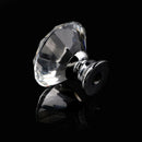 Knob Drawer Handles Diamond Shape Decorative Glass Knobs Fashion Glass Furniture