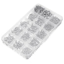 515Pcs Mxsh4 M3/M4/M5 Stainless Steel Machine Screws And Nut Kits Hex Socke