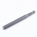 6pcs 100mm Length 1/4 Inch Hex Shank Magnetic Hexagon Head Screwdriver Bit