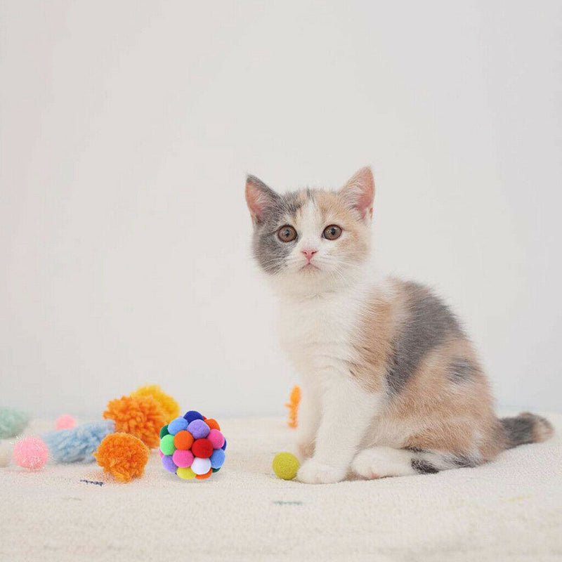 Durable Cat Bouncy Ball Training Tool Activity Pet Interactive Essential Toys