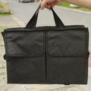 Foldable Car Rear Clip Seat Large Storage Bag Pocket Cage Black New G6L7 Q8B3