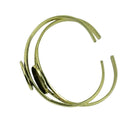 8pcs/Lot Blank Bangle Bracelet Base Adjustable Cuff Wristband DIY Making