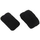 2 pieces 1.2 "Wide Black Elastic Ponytail Plait Bracelets Hair band hair ri