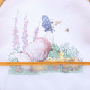 Cartoon Full Sleeve Baby Bib Waterproof Paint Feeding Apron (Orange Duck) A