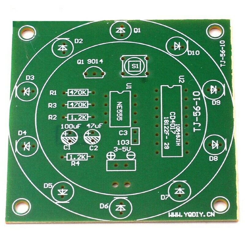 Diy Kits Electronic Lucky Rotary Module Wheel Turntable Fortune Analog Lott Z8I5