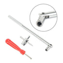 3Pcs Chrome Car Tire Changer Metal Tyre Valve Stem Puller Repair Wheel Tool