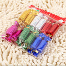 Cute Christmas Candy Mini Tree Ornaments Home Decoration 12pcs B ^