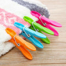 24Pcs Laundry Clothes Pins Hanging Pegs Clips Plastic Hangers Racks Clothes3 Gw