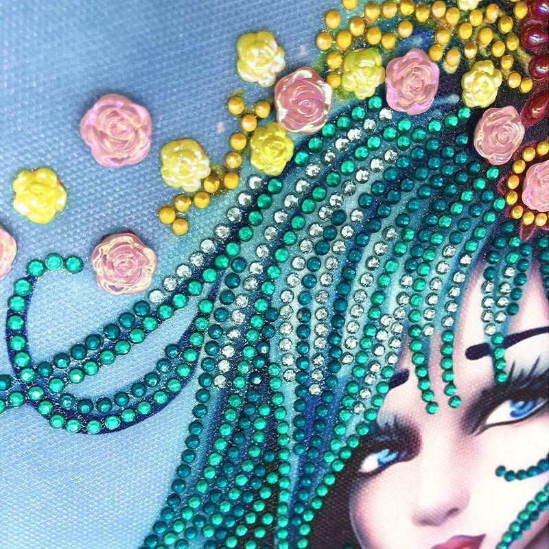 5D DIY Special Shaped Diamond Painting Beauty Cross Stitch Mosaic Craft Kit