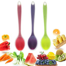 3pcs 8'' Long Silicone Soup Spoon New High Quality Tool for Dinner Table