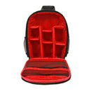 Waterproof Camera Backpacks Digital DSLR Camera Bags Tripod Case (Red)