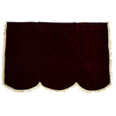 Upright Piano Dust Cover for 118-131 Standard Upright Piano (Red)