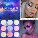 9Color Contour Face Glow Concealer Highlight Giltter Eyeshadow Makeup Palette