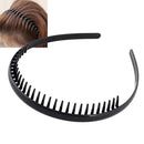 Mens Toothed Sports Football Soccer Headband Hair Band Black Portable Gift  T TO