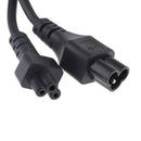 0.5m Power Extension Cable IEC Mickey Male to Female Lead Cord C5 - C6 50CM