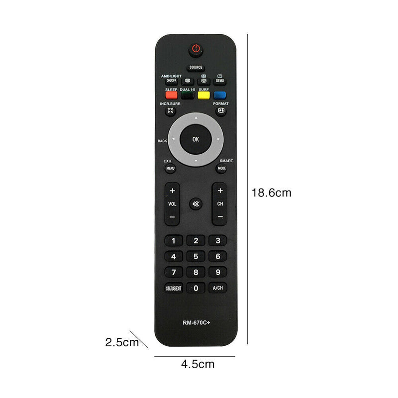 Remote Control Wireless English Version Office Replacement For Phil.ips Smart TV