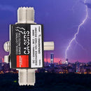 200W DC-2500MHz Coaxial Arrester Surge Protector UHF Female to Female Connector