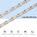 2m 120LED Strip Light 6V PIR Motion Sensor Cabinet Lamp Tape (Warm Light) A