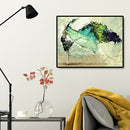 Hand Painted Picture DIY Dancing Girl Painting By Numbers Art Craft Decor A