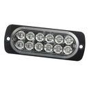 Car Pickup Vehicle Emergency 12 LED White Strobe Flash Light Dash Lamp