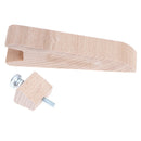 Leather DIY Wooden Sandpaper Sanding Block Leather Edge Edge Treatment Craft D%o
