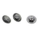 30pcs Floral Shank Buttons Round Sewing Buttons DIY Handmade Scrapbook