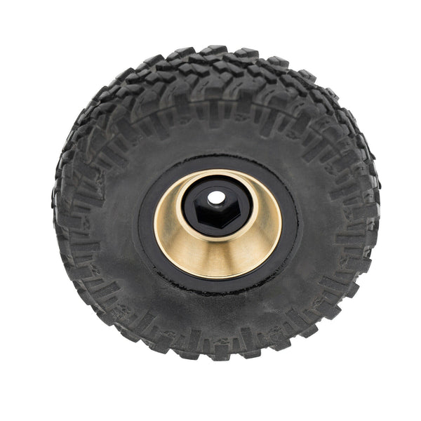Pack of 4 1/24 RC Metal Wheel Rims Hubs for Axial SCX24 AXI90081 ,Crawler,