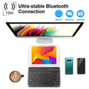 Compact Portable Bluetooth 10inch Keyboard Mouse Set for Tablet PC Laptops