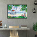 5D DIY Full Drill Diamond Painting Beach Bike Cross Stitch Embroidery Kits