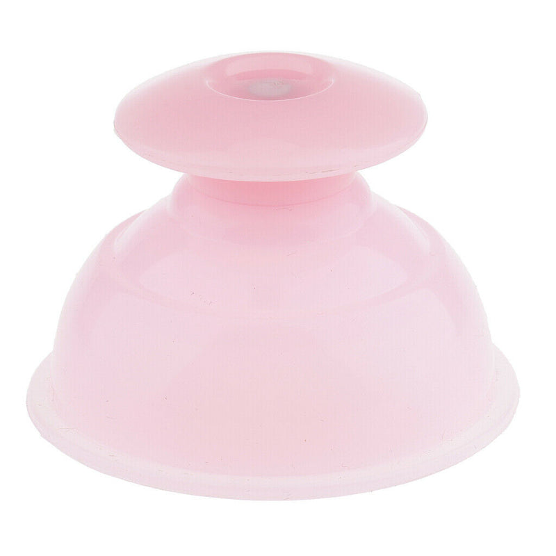 Pink Chinese Traditional Silicone Vacuum Suction Massage Cup Cupping Therapy