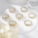 Personality Butterfly Woman Rings Delicate Cross Finger Ring Geometric