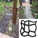 9 Grid Garden Pavement Mold Garden Walk Pavement Manually Concrete Mould