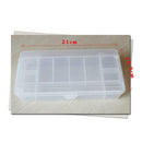 21*10.7*4.2cm Double Deck Fishing Lure Bait Hooks Tackle Storage Box Case
