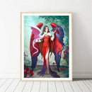 Full Drill 5D Diamond Painting Beauty & Dragon Crystals Embroidery Kits Arts