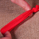 100PCS Candy Color Elastic Knotted Hairband Hair Ties No Crease Ponytail Holder