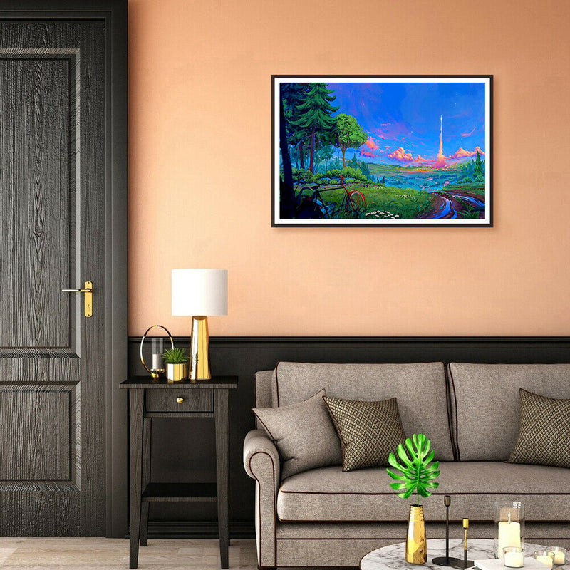 1000pcs DIY Natural Rural Jigsaw Paper Cartoon Puzzle Toys Decoration Gift