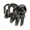 Large Hair Claw for Thick Hair Updo Tool Octopus Jaw Grip Folding Clip Black