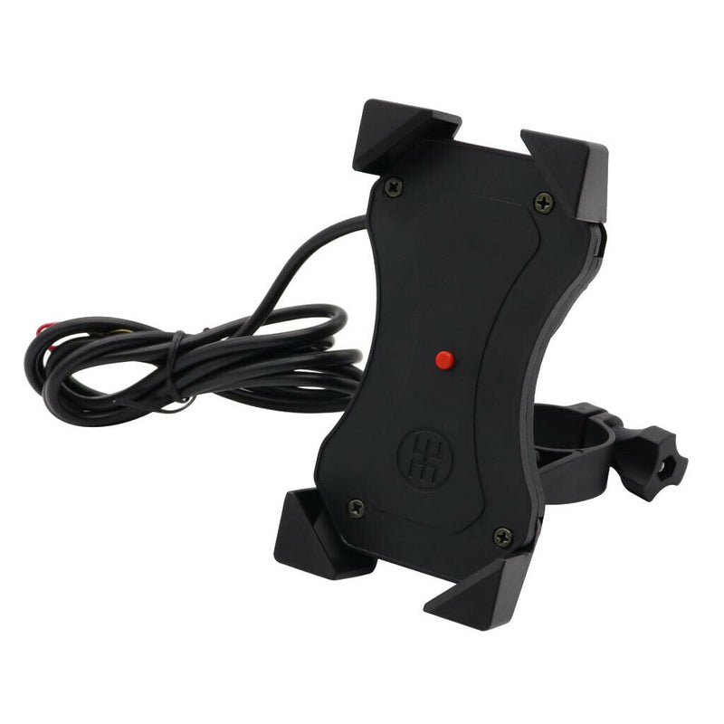 Lovoski Motorcycle Handlebar Cell Phone Holder With Charger Universal