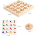 Children Wooden Memory Chess Game Logic Game Kid Intelligence IQ Brain Teaser