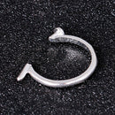 Fashion Women Men Geometric Open Knuckle Finger Rings Halloween Jewelry
