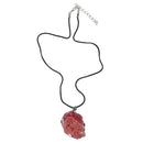 Fashion Red Agate Pendant Necklace Lady Women Gift